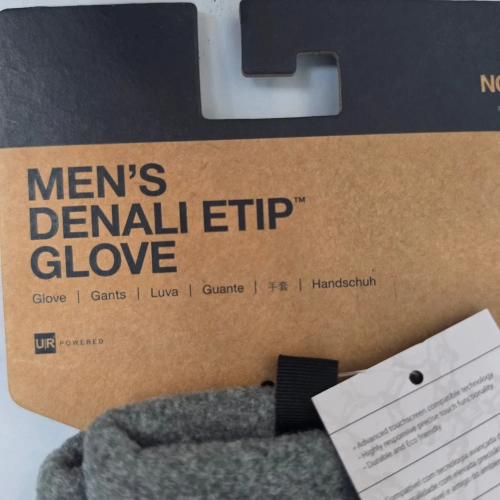 The North Face Denali Etip Glove Mens XL Grey Fleece Touchscreen NF0A4SH8DYY